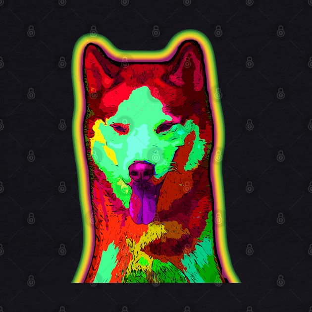 pOP aRT hUSKY by iskybibblle